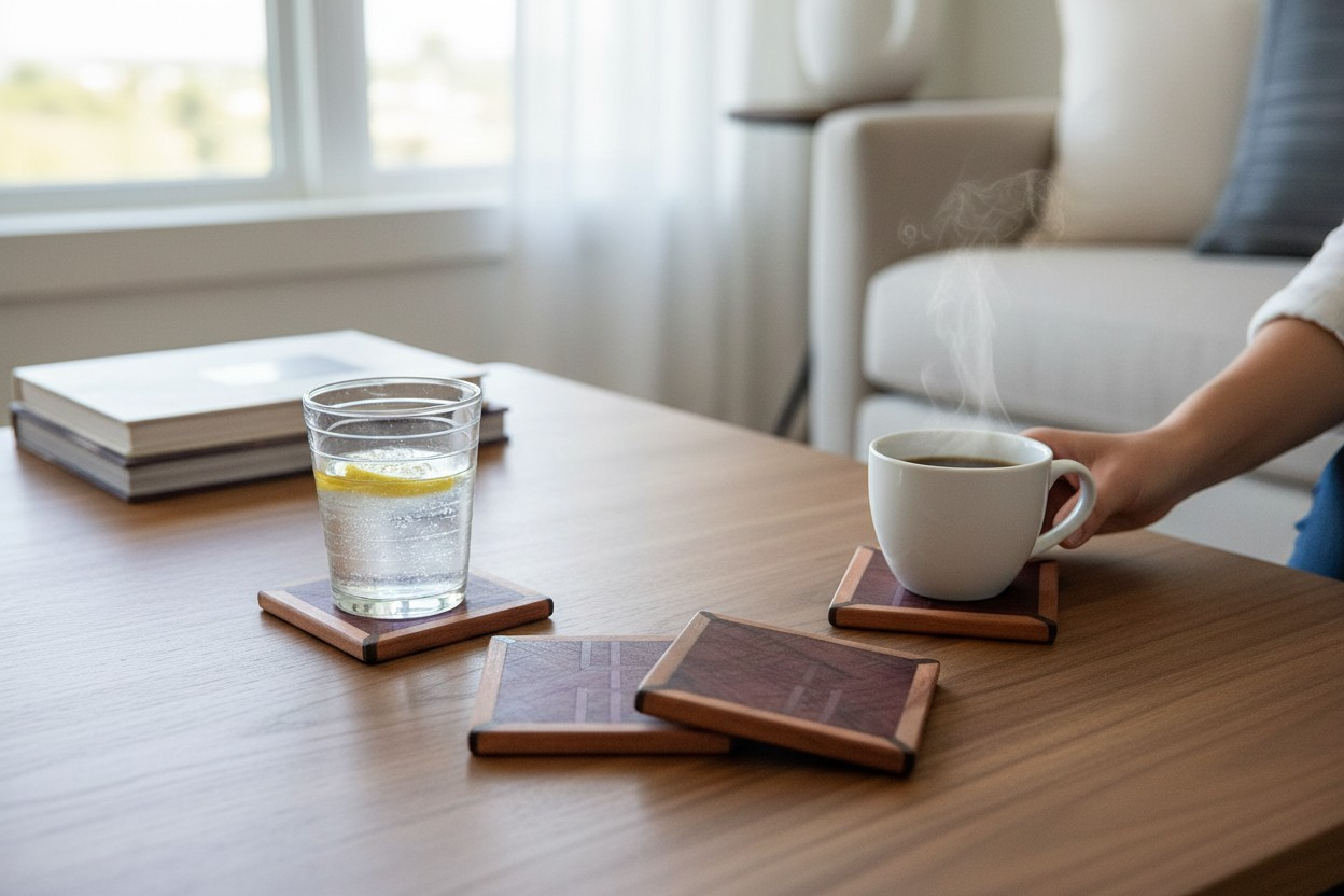 posa vasos roble-rauli