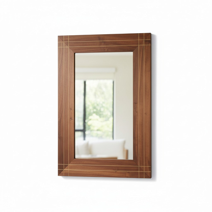 espejo habitacion roble